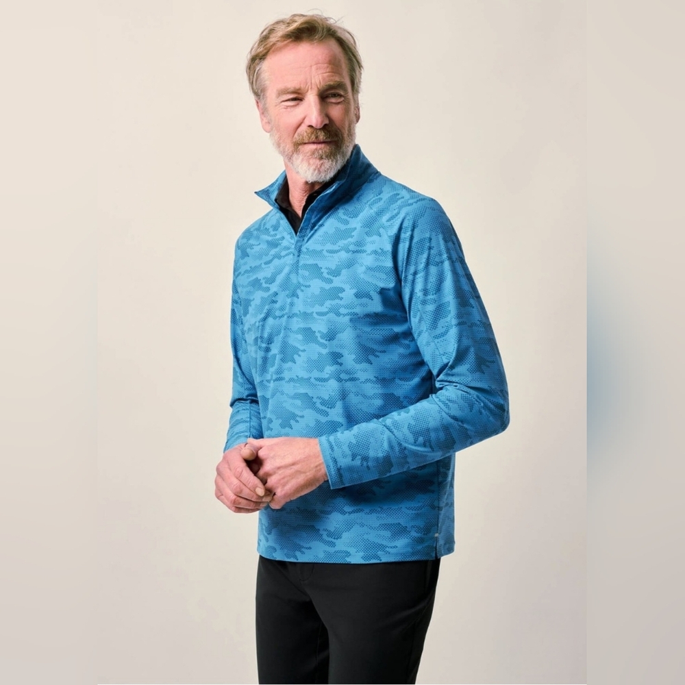NWT Johnnie-O Talbert Quarter -zip Performance Shirt. Sizes M, L